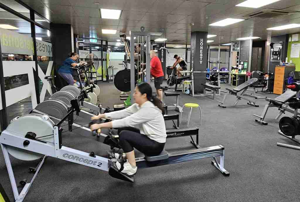 Xpress Personal Training gym members at work